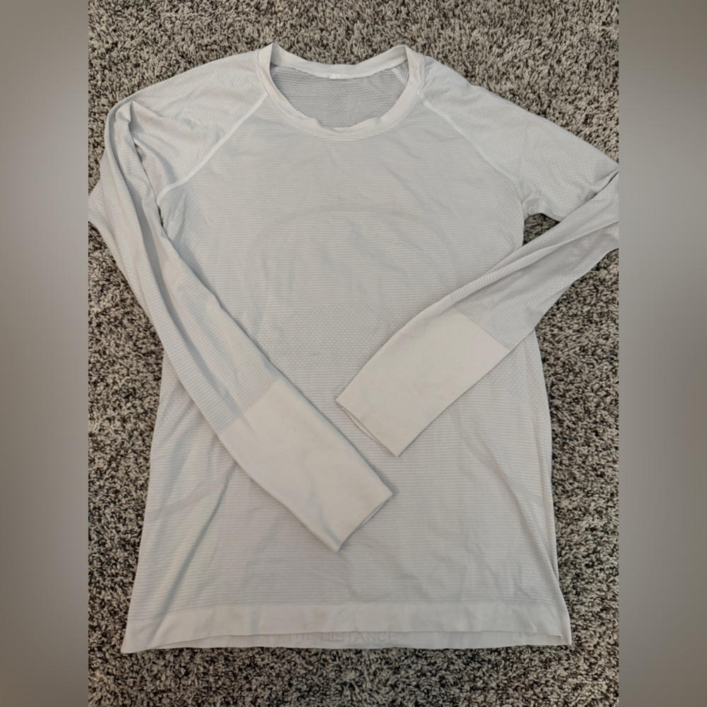 lululemon athletica Long Sleeve Tee - Light Gray